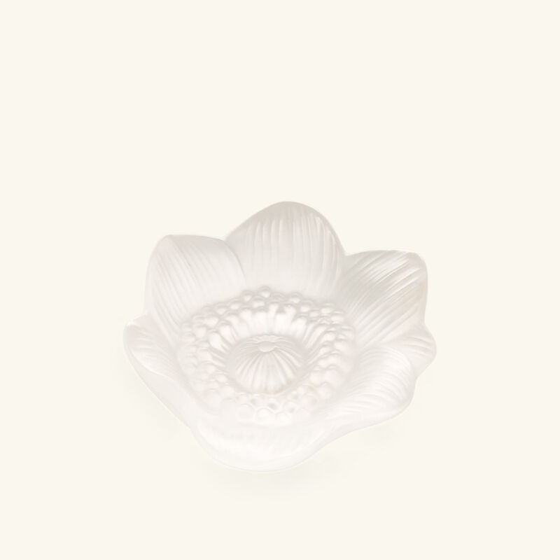 lalique anemone flower sculpture small clear