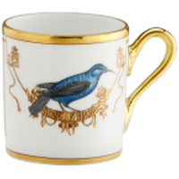 Espresso Cup Volière Grimpereau Bleu, small