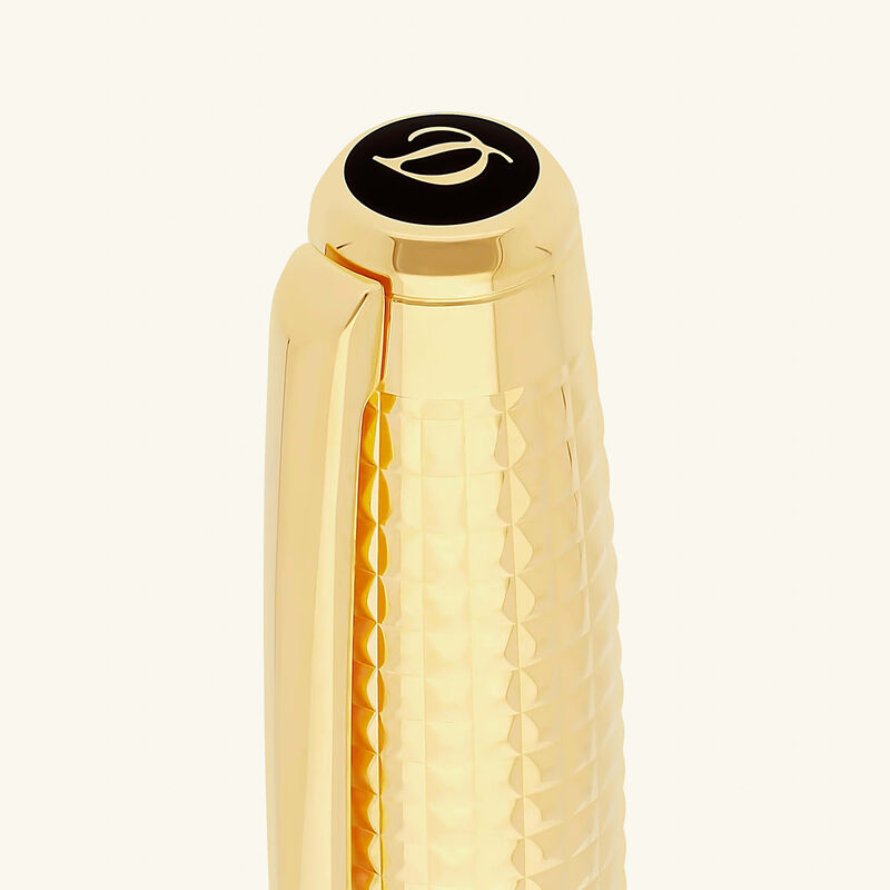 قلم حبر جاف (بولبوينت) لاين دي اتيرنيتي باللون الذهبي اس تي دوبون قلم حبر جاف بولبوينت لاين دي اتيرنيتي باللون الذهبي