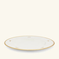 villari butterfly dinner plate round white 27cm