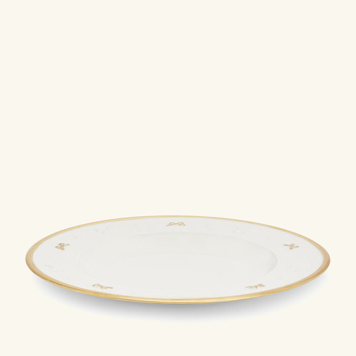 villari butterfly dinner plate round white 27cm