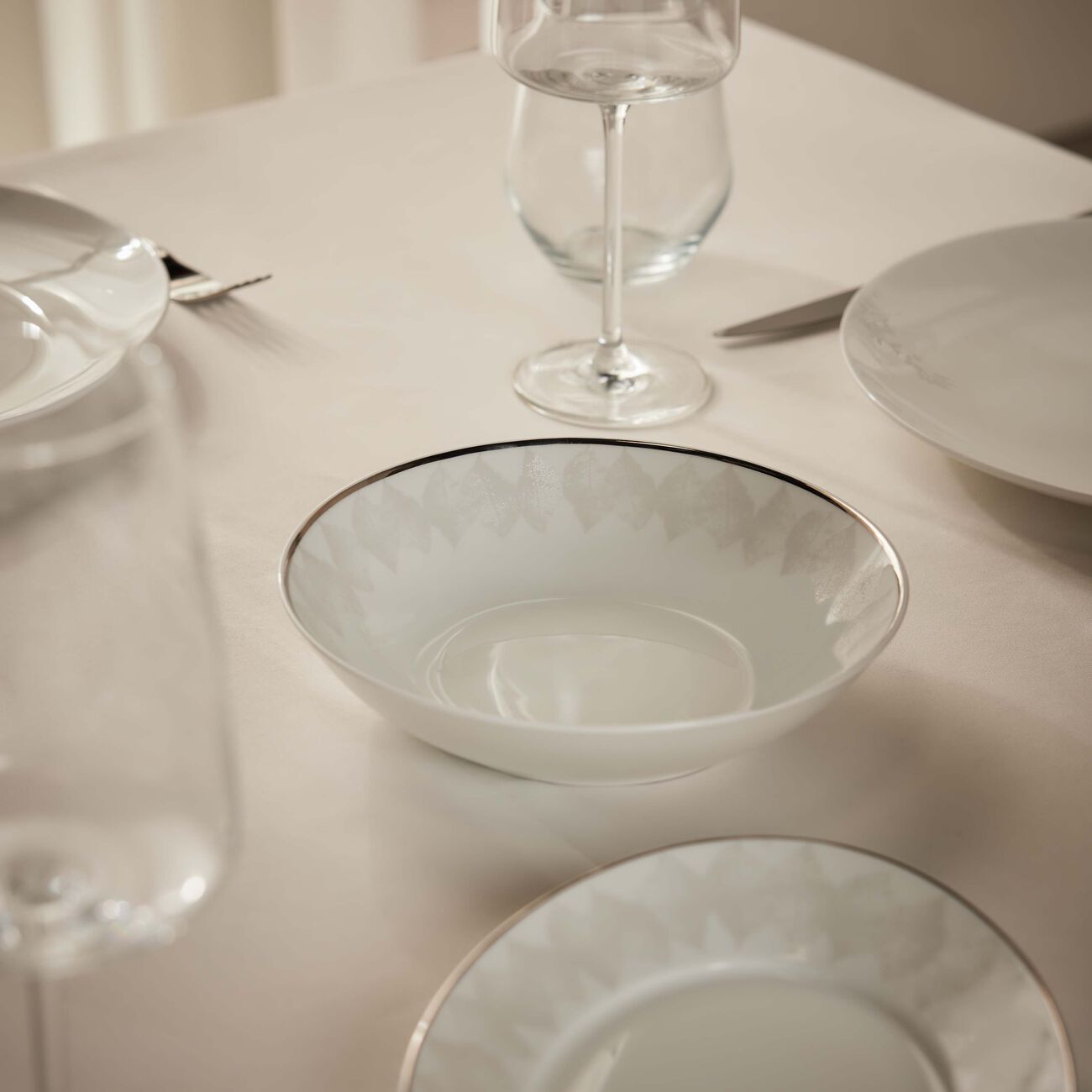 Silva Coupe Soup Plate bernardaud silva coupe soup plate