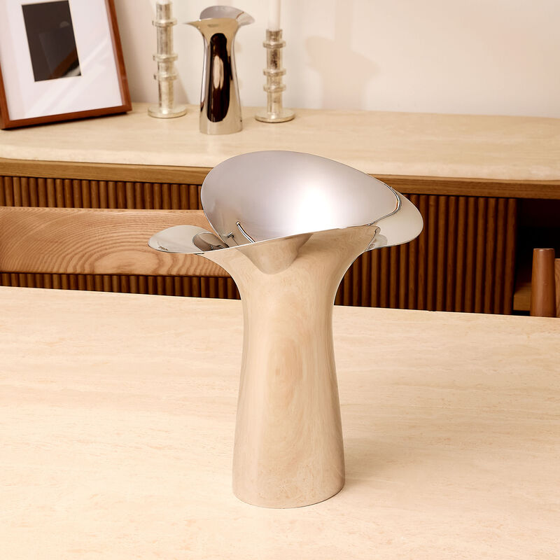 جورج جنسن مزهرية بلوم بوتانيكا فضية كبيرة