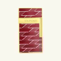st dupont biggy monogram 1872 lighter burgundy
