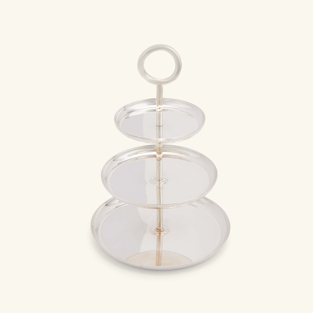 christofle vertigo cake stand silver plated