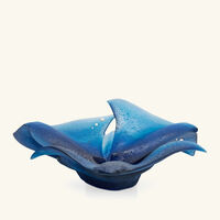 daum maya rays centerpiece blue limited edition