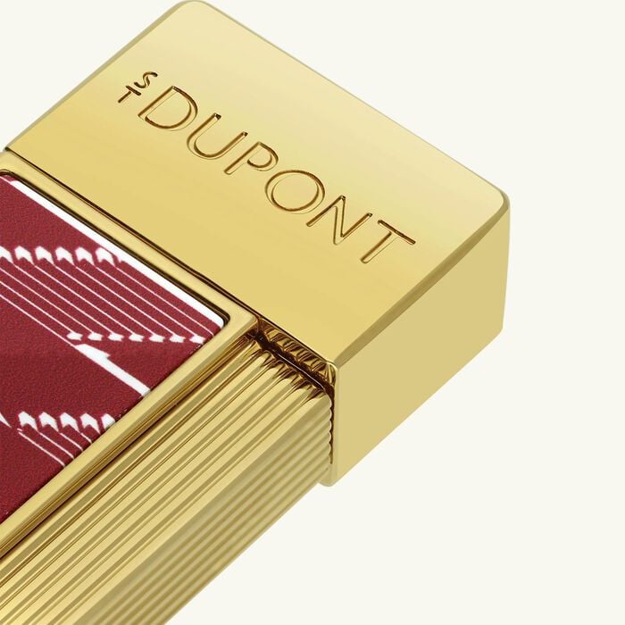 st dupont monogram 1872 lighter burgundy