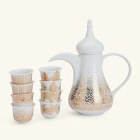 silsal tamrah by razan alazzouni dallah   coffee cups gold set of 8