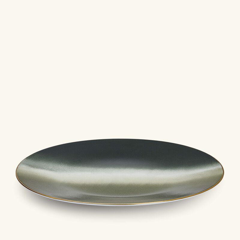 marie daage tie dye charger plate round green 30cm