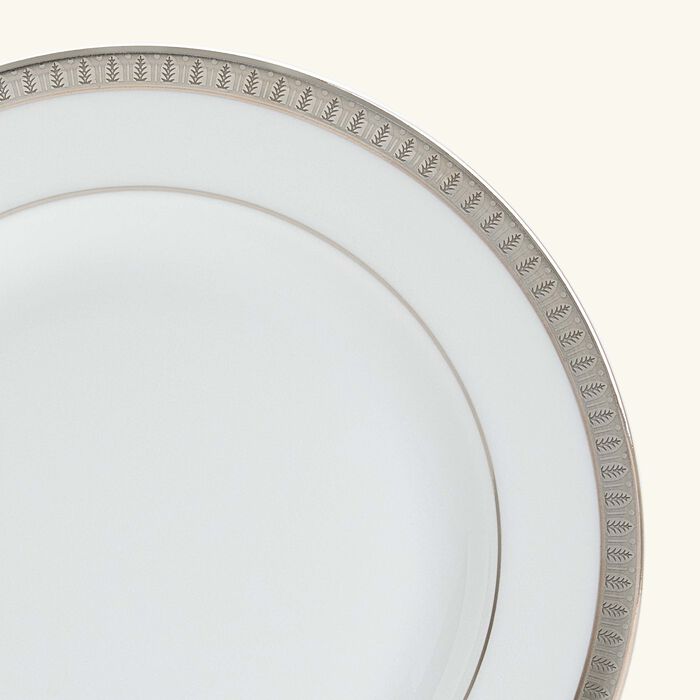 Malmaison Bread Plate Round Silver Rim 16cm christofle malmaison bread plate round silver rim 16cm