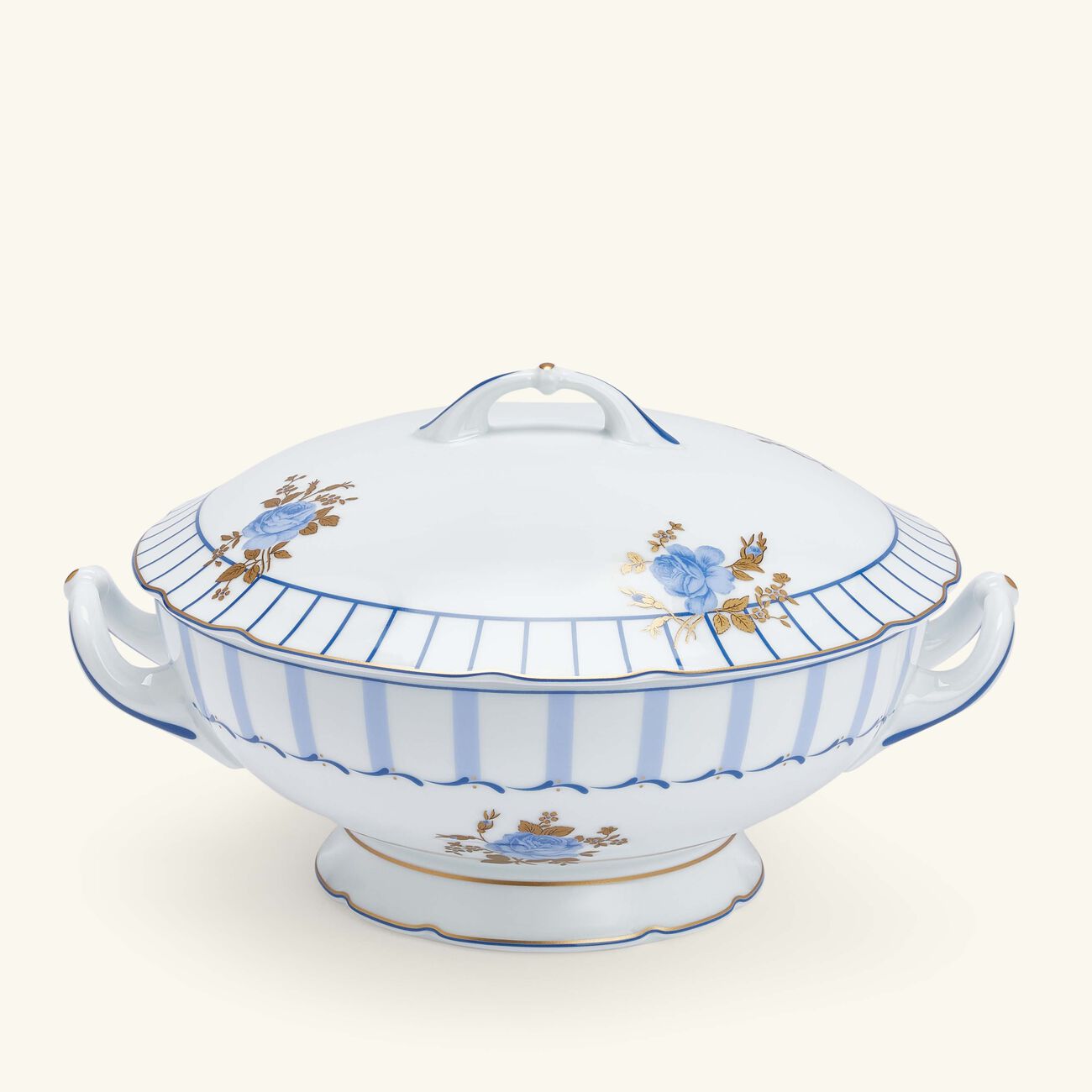bernardaud brocante soup tureen blue