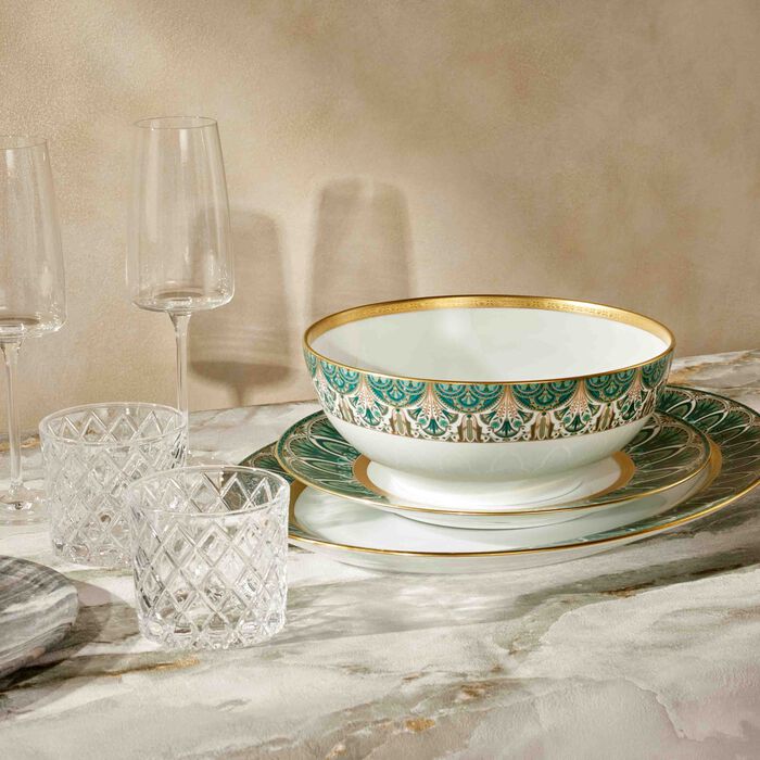 haviland r ves du nil salad bowl green 23cm