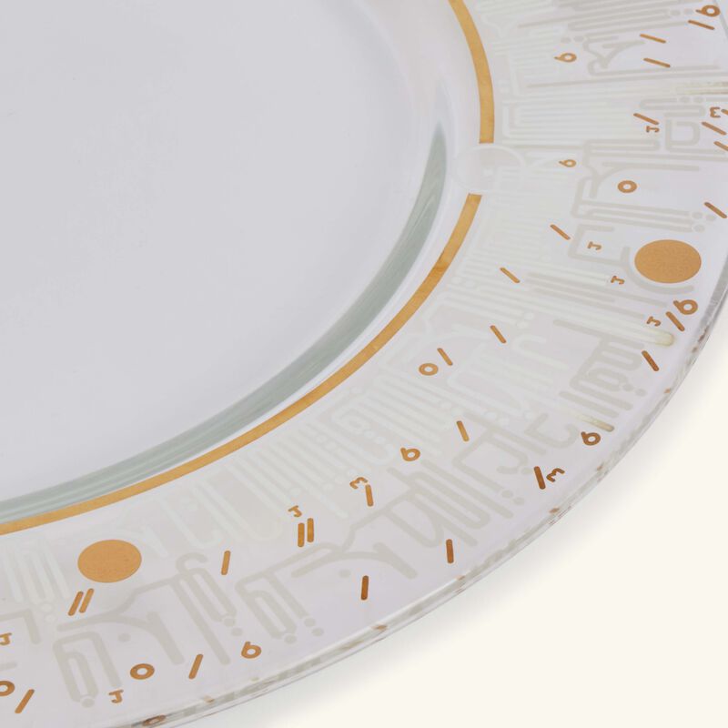 dimlaj hayat underplate round clear 32cm