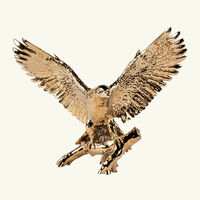 lladro freedom eagle sculpture large gold