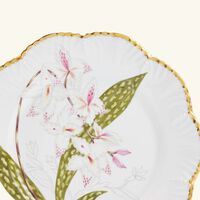 pinto paris histoires d orchidees dinner plate round green 26cm