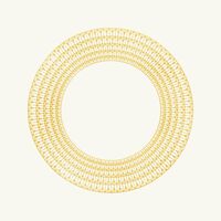 christofle malmaison riviera underplate round yellow 31 cm