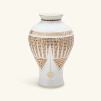 haviland cavalier royale vase round medium gold