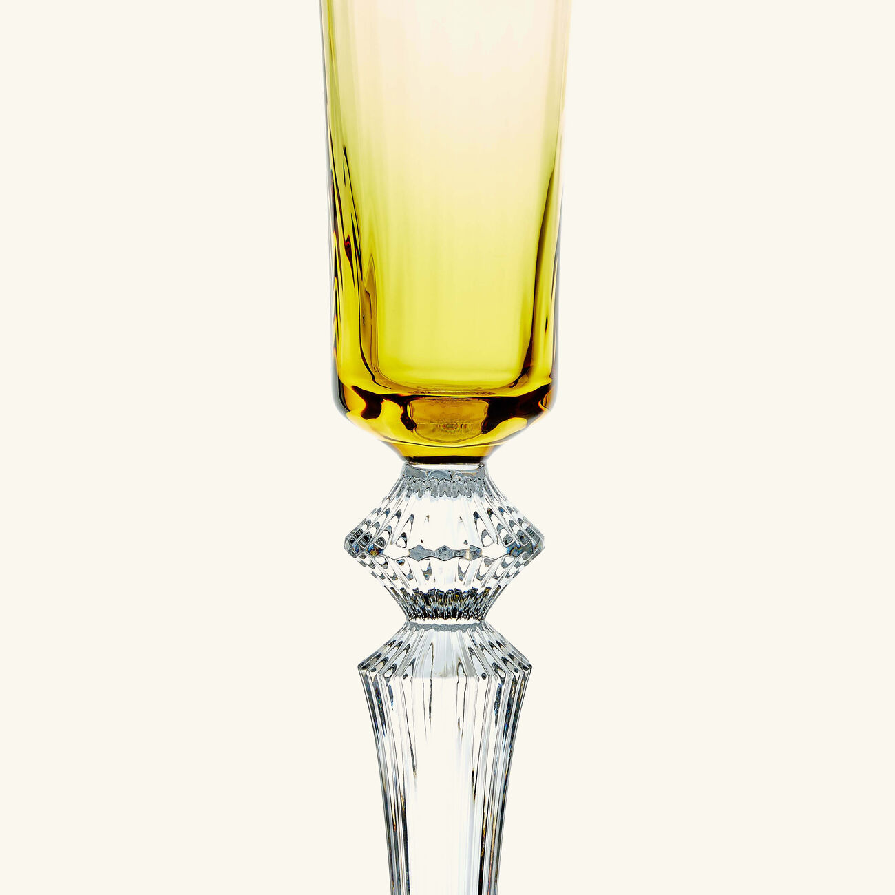 baccarat mille nuits flutissimo champagne glass yellow set of 2