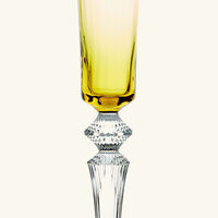 baccarat mille nuits flutissimo champagne glass yellow set of 2