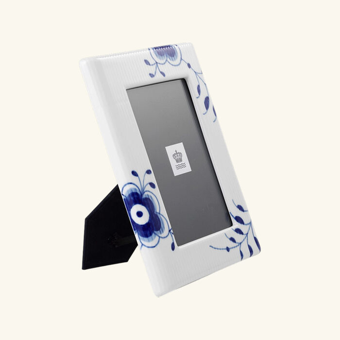 رويال كوبنهاغن إطار الصور بلو فلوتد ميغا باللون الأبيض 10x14 سم