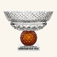 mario cioni   c katherine footed centerpiece amber