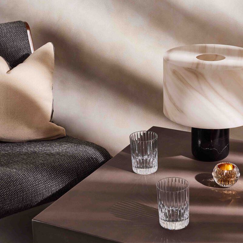 baccarat harmonie drinking glass clear set of 2