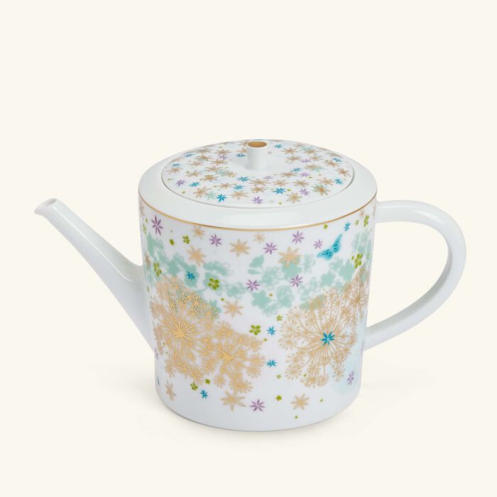bernardaud feerie michael cailloux hot beverage server pink