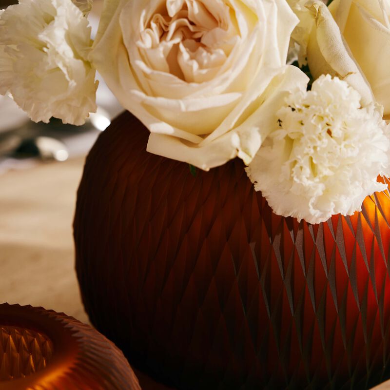 Metamorphosis Vase Round Mini Amber ruckl metamorphosis vase round mini amber