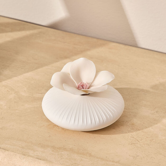 lladro ikebana flower mini white
