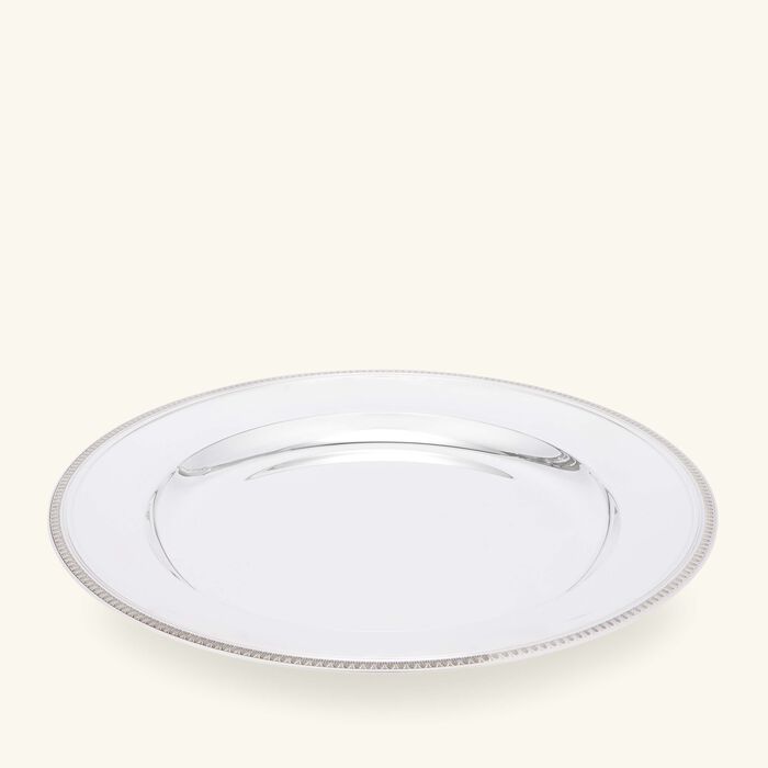 christofle malmaison serving platter round silver plated 40cm
