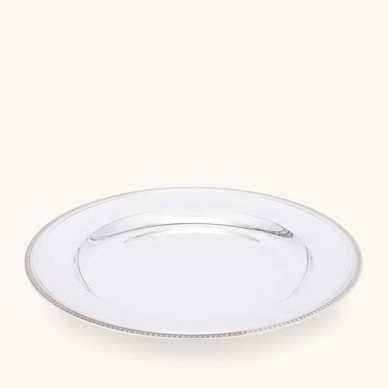 Malmaison Serving Platter Round Silver Plated 40cm christofle malmaison serving platter round silver plated 40cm