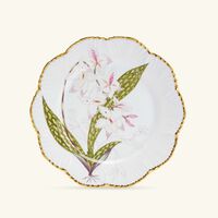 pinto paris histoires d orchidees dinner plate round green 26cm