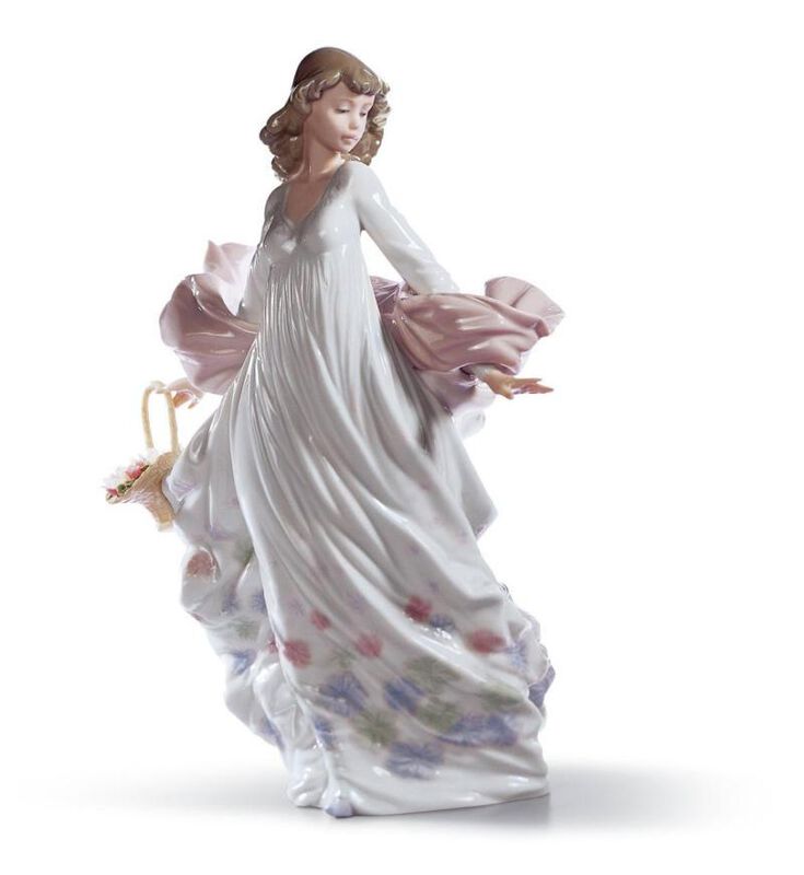 Spring Splendor Woman Figurine, large