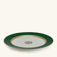 bernardaud constance charger plate round green 31cm