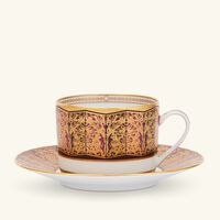 Eventail Tea Cup & Saucer Gold bernardaud eventail tea cup saucer gold