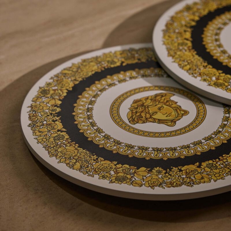 فيرساتشي طقم كريت دو فلور المؤلف من مضربين للعب تنس الشاطئ