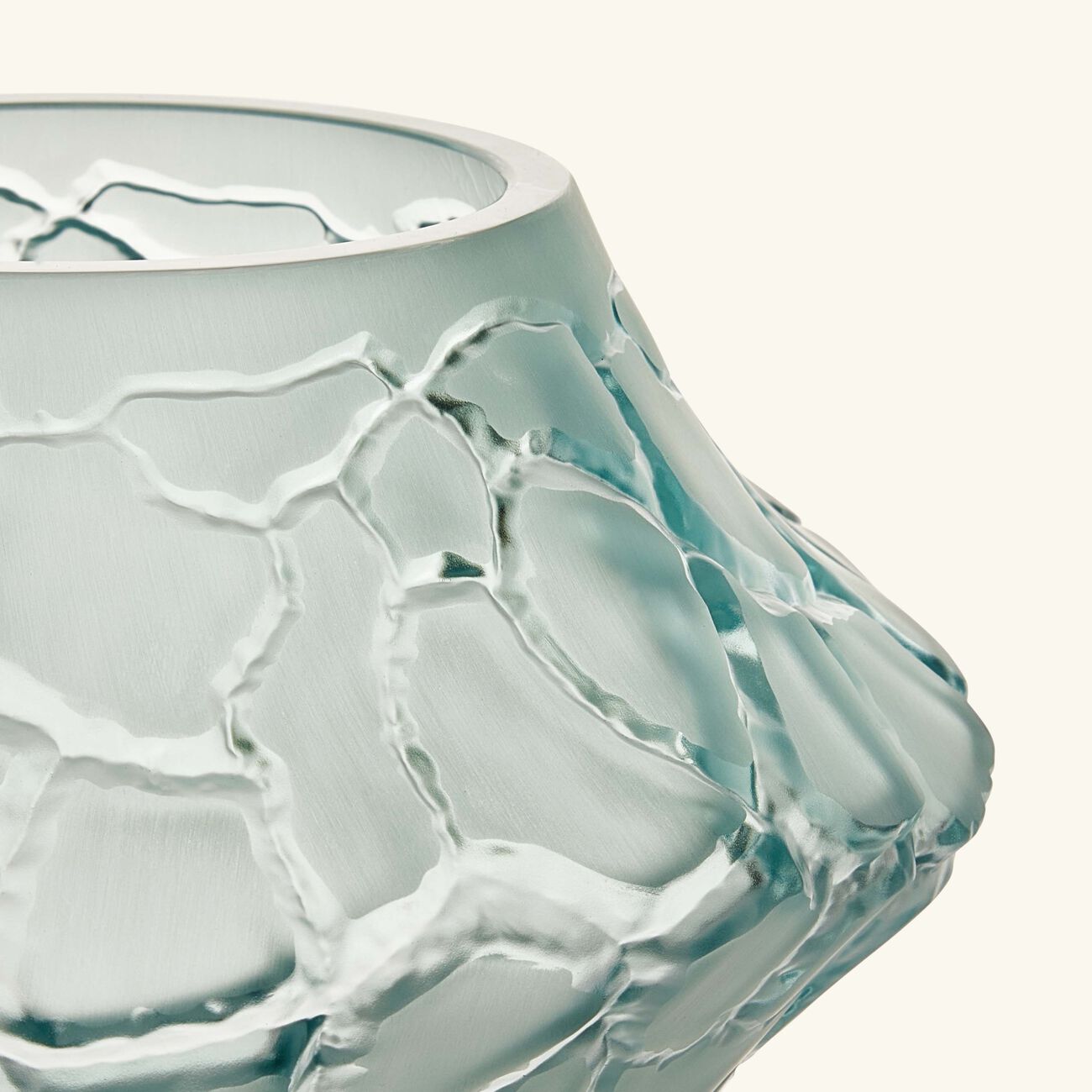 Terramineral Caldera Vase Votive Round Mini Blue lalique terramineral caldera vase votive round mini blue