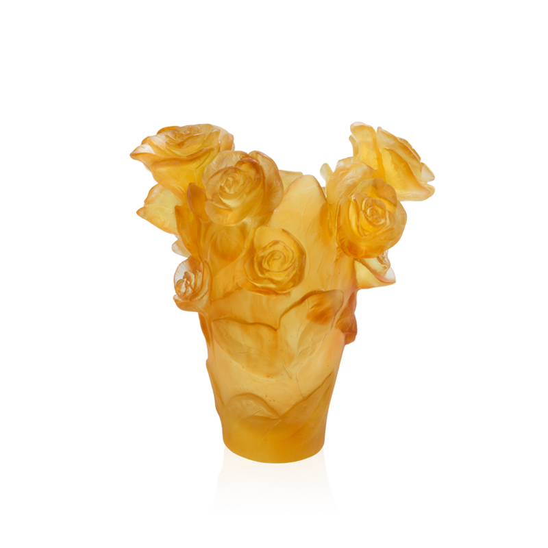 Rose Passion Small Yellow Vase, large