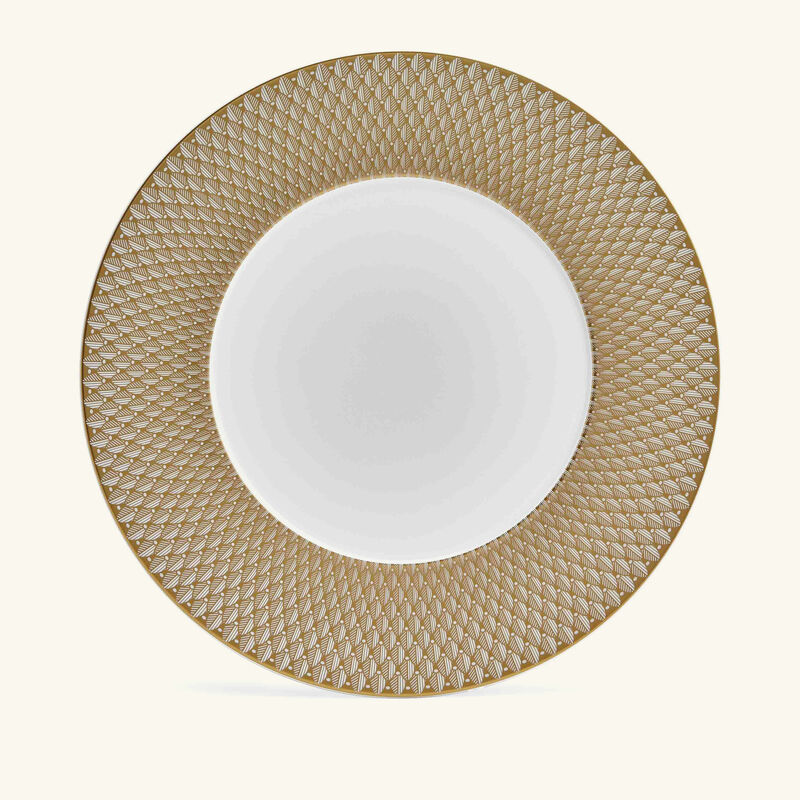 christofle malmaison imp riale underplate round gold 31cm