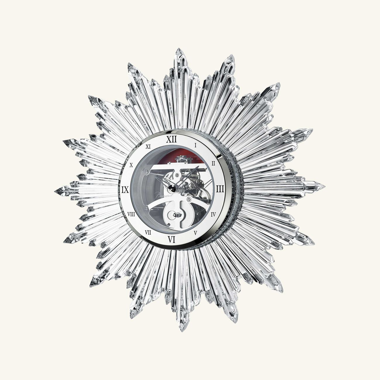 baccarat h ritage mini sun clock