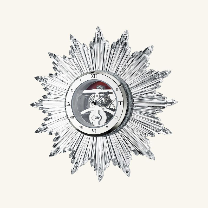 baccarat h ritage mini sun clock