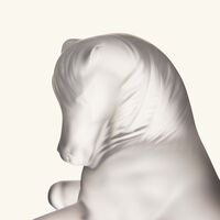 Terramineral Horse Sculpture Small Clear lalique terramineral horse sculpture small clear