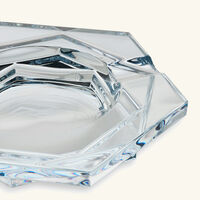 baccarat harcourt abysse ashtray octagonal clear
