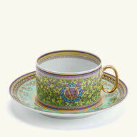 versace barocco mosaic tea cup saucer pattern