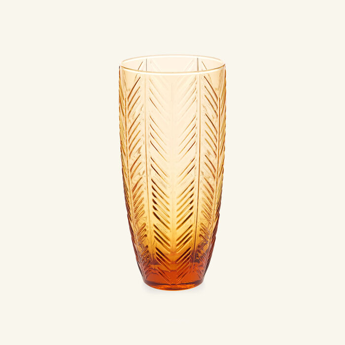 missoni home zig zag champagne glass orange