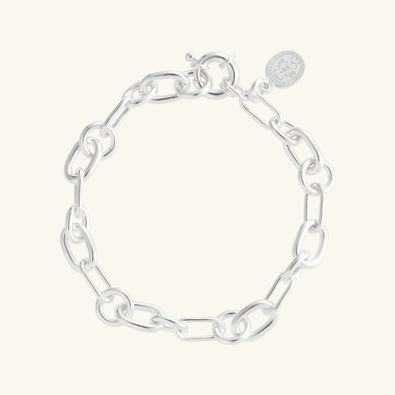 christofle chri chri chain bracelet sterling silver size 1