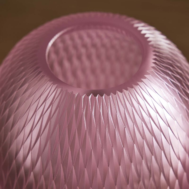 Metamorphosis Vase Round Medium Pink ruckl metamorphosis vase round medium pink