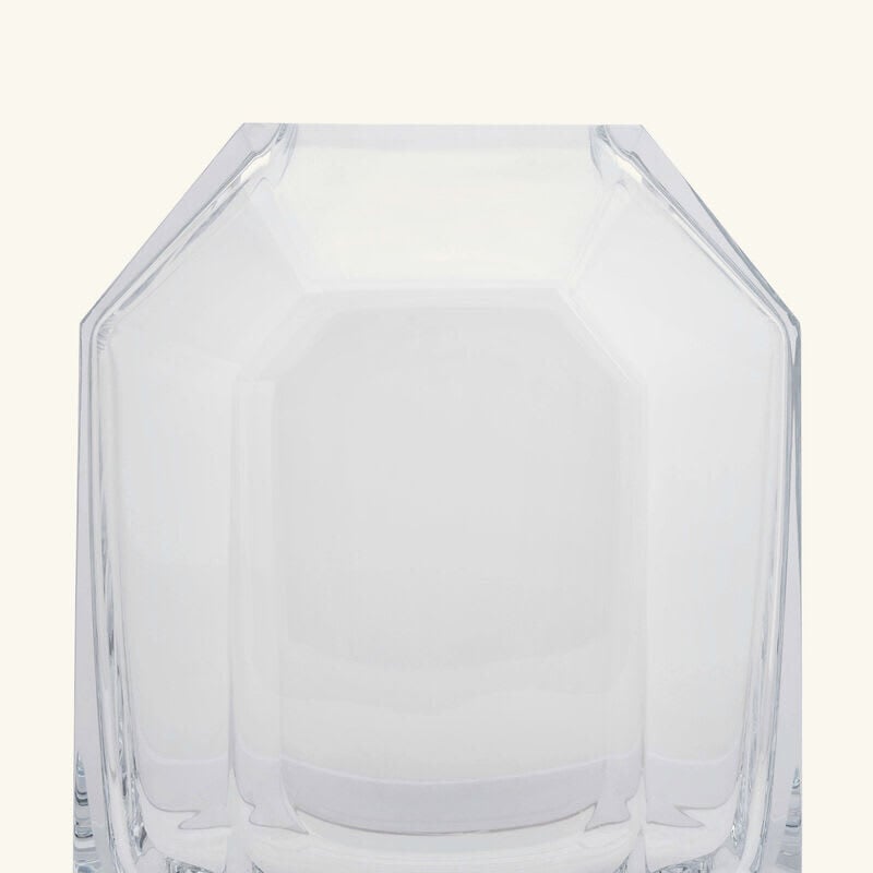 مزهرية أوكتاجون صغيرة شفافة large