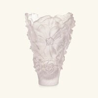 daum camellia vase large white