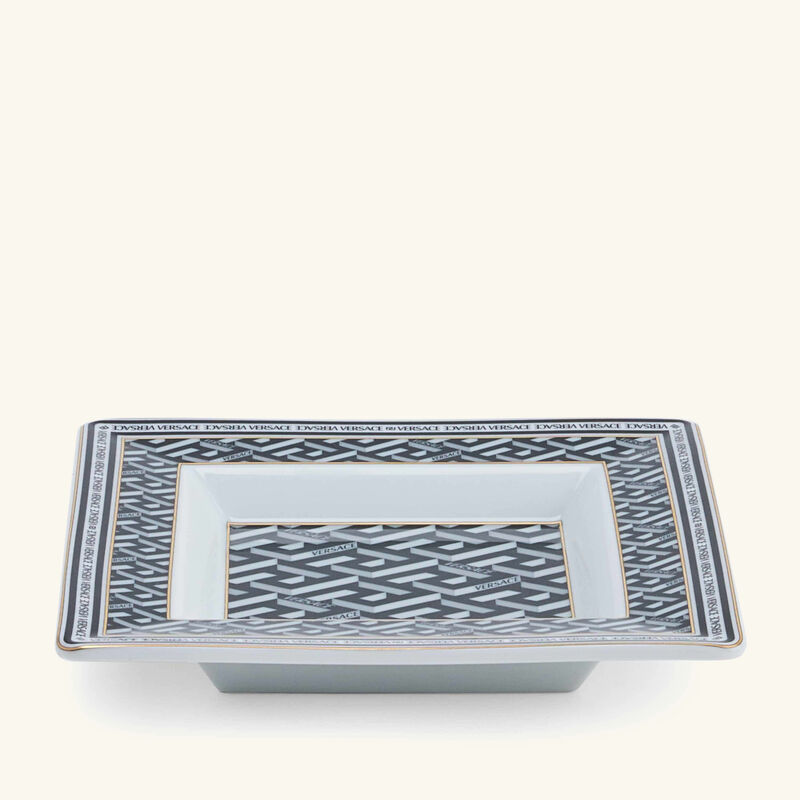 versace la greca trinket tray square